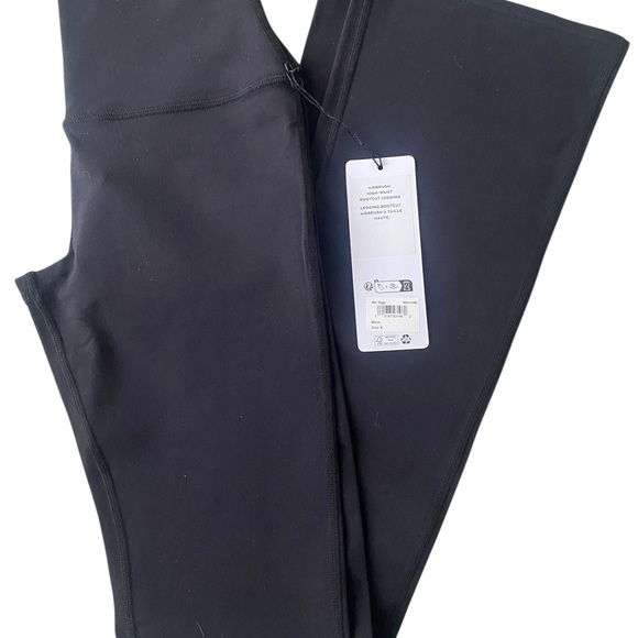 NWT ALO Yoga Black High Waisted Bootcut Leggings Size Small - Picture 2 of 10